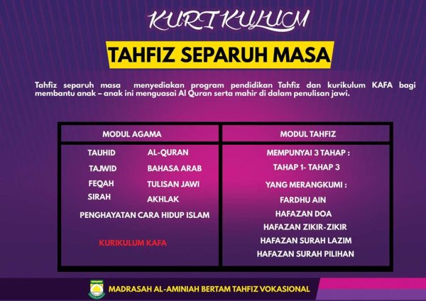 Yuran Tahfiz Transit Tahun 2024 (Tahun 1 hinggan Tahun 6)